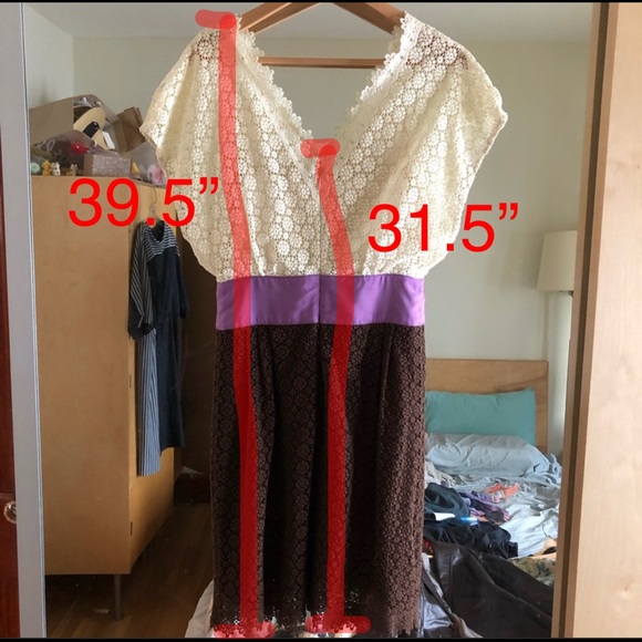 Milly Crochet Lace Midi Dress - Picture 9 of 9